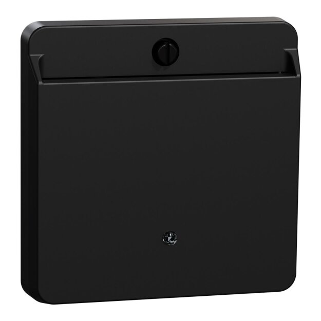Merten MEG3854-0403 Card-Schalter mit Schriftfeld schwarz matt System M