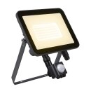SLV 1006326 Floodi Sensor Bewegungsmelder Schwarz
