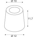 SLV 1006408 Concreto FL Stehleuchte rund GU10 Grau 10W
