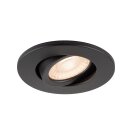 SLV 1007091 Universal Downlight Abdeckung für Downlight IP20 schwenkbar rund Schwarz