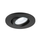 SLV 1007091 Universal Downlight Abdeckung für Downlight IP20 schwenkbar rund Schwarz