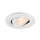 SLV 1007092 Universal Downlight Abdeckung für Downlight IP20 schwenkbar rund Weiss