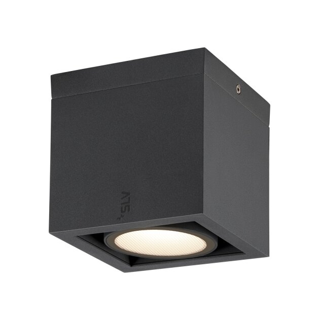 SLV 1006316 Eskina Frame CL Single Deckenaufbauleuchte Anthrazit 15W 1100/1200lm 3000/4000K CRI80 95°