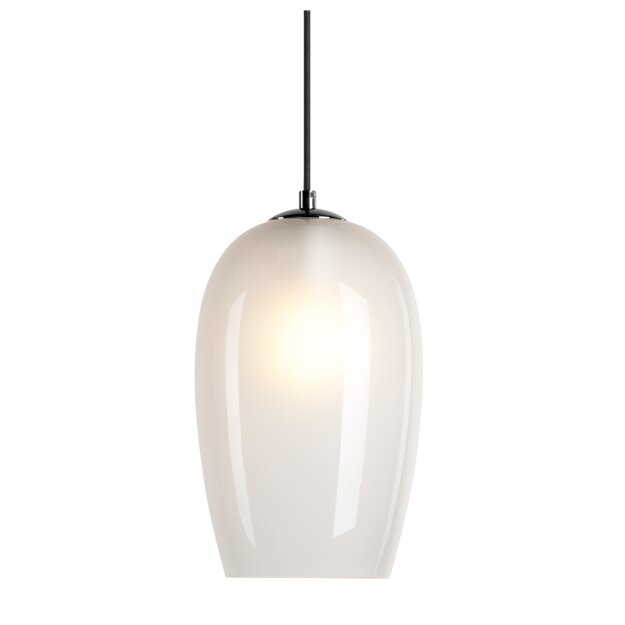 SLV 1006402 Pantilo Oval PD E27 Pendelleuchte Weiß/Chrom