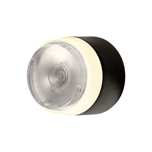 SLV 1006319 Mana Base WL Phase Wandaufbauleuchte Anthrazit rund 15W 800/820lm 2700/3000K CRI90 Dimmbar