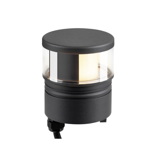 SLV 1006393 M-POL S Polehead Shader Leuchtenkopf Anthrazit 19W 520/550lm 2700/3000K CRI90 DALI