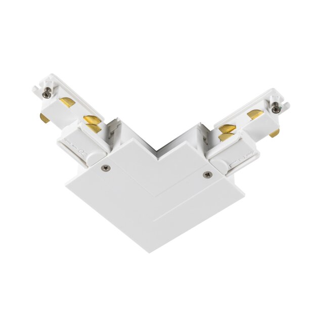 SLV 1006524 L-Verbinder für S-Track 3-Phasen-Einbauschiene Erde links Weiß DALI