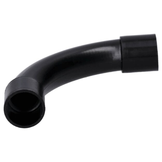 Voxura K05-2002-20 Rohrbogen Rohr-winkel 90 Grad für Kunststoff-Stangenrohr Ø 20mm schwarz