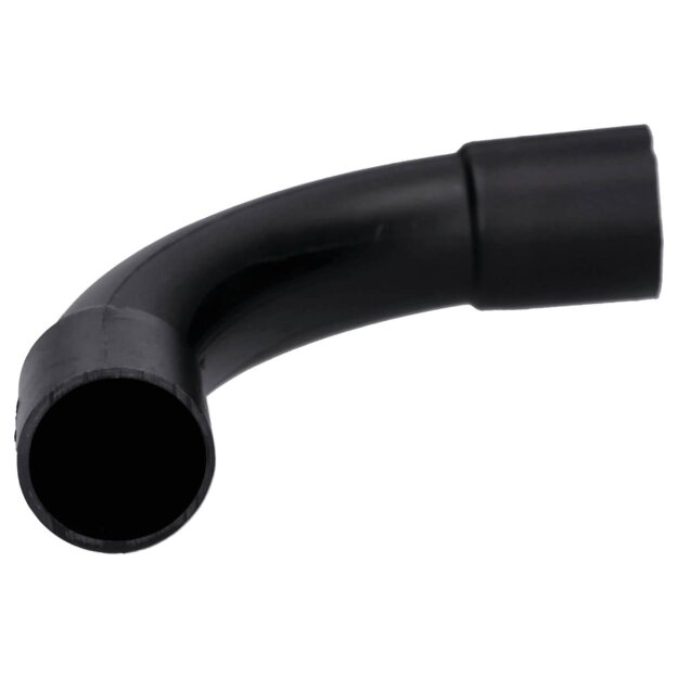 Voxura K05-2002-25 Rohrbogen Rohr-winkel 90 Grad für Kunststoff-Stangenrohr Ø 25mm schwarz