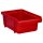 Voxura K04-2500-73 Lager Sichtbox Stapelbox Verpackungsdose Unterteil rot 184x124x73mm