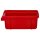 Voxura K04-2500-73 Lager Sichtbox Stapelbox Verpackungsdose Unterteil rot 184x124x73mm