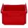 Voxura K04-2500-73 Lager Sichtbox Stapelbox Verpackungsdose Unterteil rot 184x124x73mm
