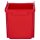 Voxura K04-2500-132 Lager Sichtbox Stapelbox Verpackungsdose Unterteil rot 184x124x132mm
