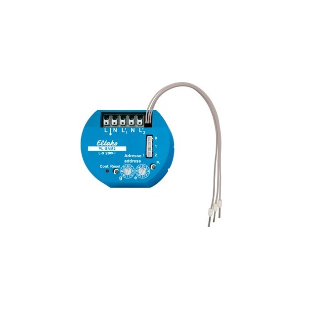 Eltako 31100002 Powerline-Jalousie-Aktor mit Sensoreingängen PL-SAM2