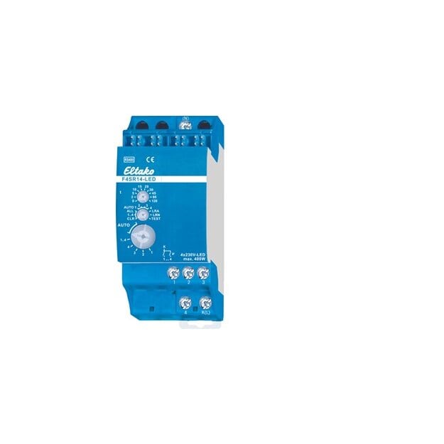 Eltako 30014076 RS485-Bus-Aktor 4-Kanal-Stromstoß-Schaltrelais F4SR14-LED