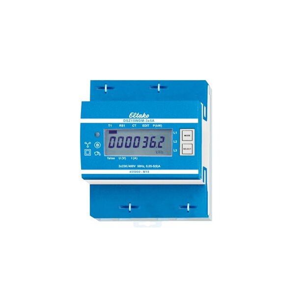 Eltako 28305515 M-Bus-Wandler-Drehstromzähler MID DSZ15WDM-3x5A MID