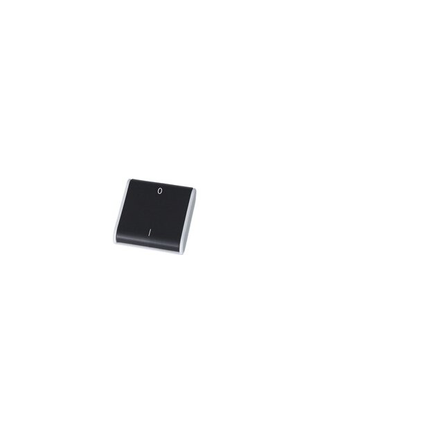 Eltako 30000771 Funk-Handsender batterie- und leitungslos mit Wippe Alu/Anthrazit-Soft FHS2-al/anso