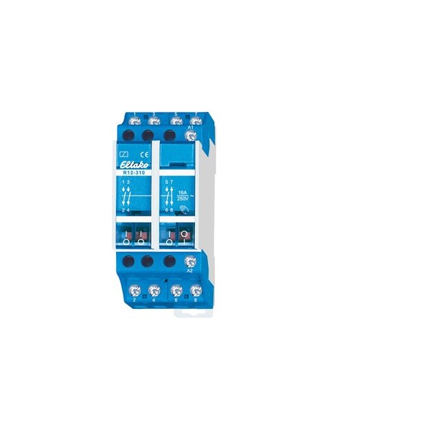 Eltako 22310030 Schaltrelais 230V 3 Schließer + 1 Öffner 16A/250V AC R12-310-230V
