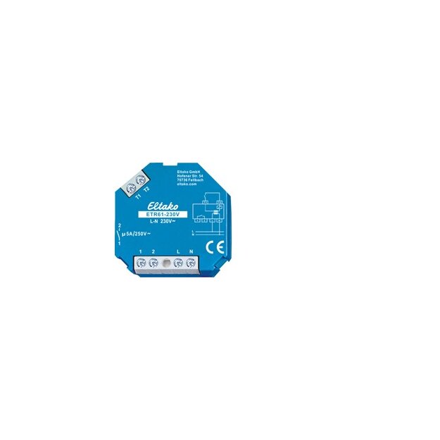 Eltako 61100635 Trennrelais 230V 1 Schließer potenzialfrei 5A/250V AC ETR61-230V