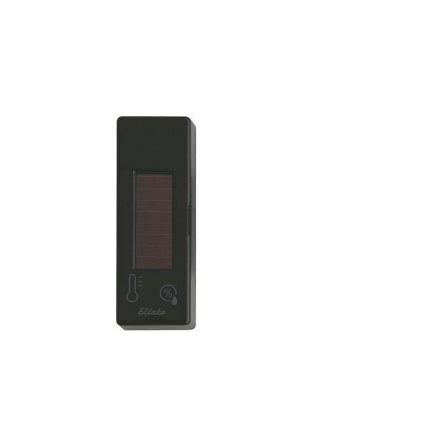 Eltako 30000563 Funk-Temperatur-Feuchtesensor mit Solarzelle und Batterie Reinweiß glänzend FTFSB-wg