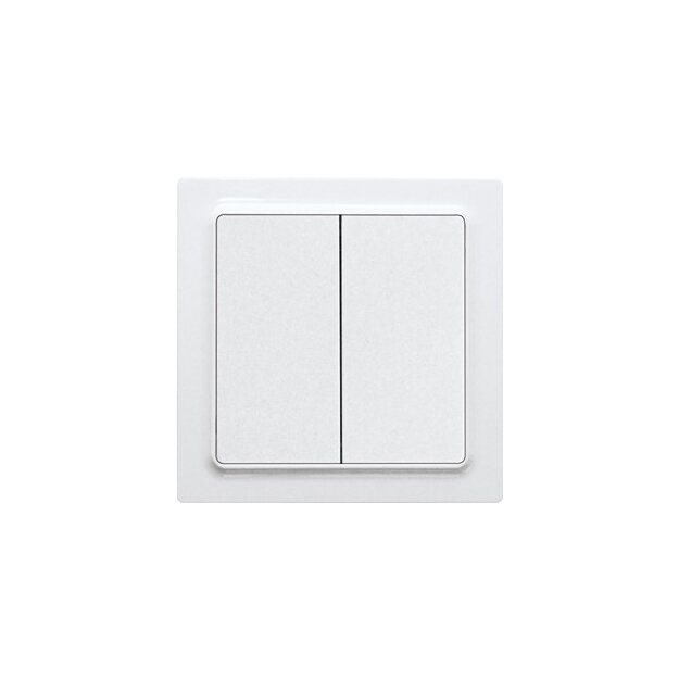 Eltako 30055717 FoH-Funktaster Reinweiß glänzend E-Design55 FT55EH-wg