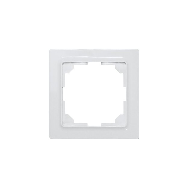 Eltako 30055785 1-fach-Universalrahmen innen 55x55mm Reinweiß glänzend E-Design55 R1UE55-wg