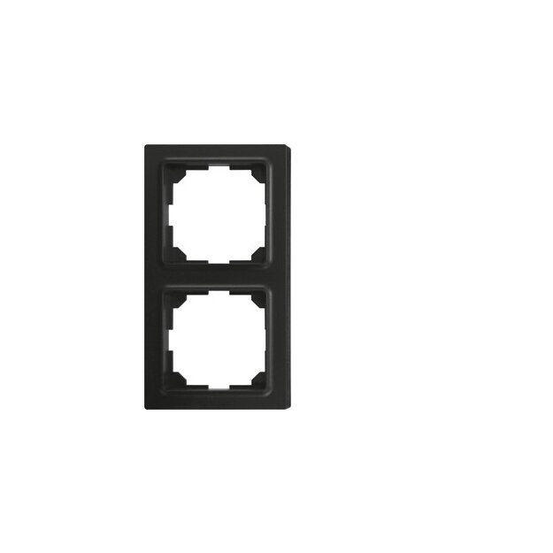 Eltako 30055738 2-fach-Universalrahmen innen 55x55mm Anthrazit matt E-Design55 R2UE55-am