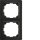 Eltako 30055738 2-fach-Universalrahmen innen 55x55mm Anthrazit matt E-Design55 R2UE55-am