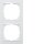 Eltako 30055827 2-fach-Universalrahmen innen 55x55mm Reinweiß glänzend E-Design55 R2UE55-wg