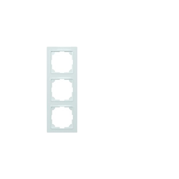 Eltako 30055828 3-fach-Universalrahmen innen 55x55mm Reinweiß glänzend E-Design55 R3UE55-wg