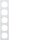 Eltako 30055775 5-fach-Universalrahmen Reinweiß glänzend E-Design55 R5UE55-wg