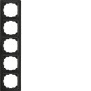 Eltako 30055778 5-fach-Universalrahmen Anthrazit matt...