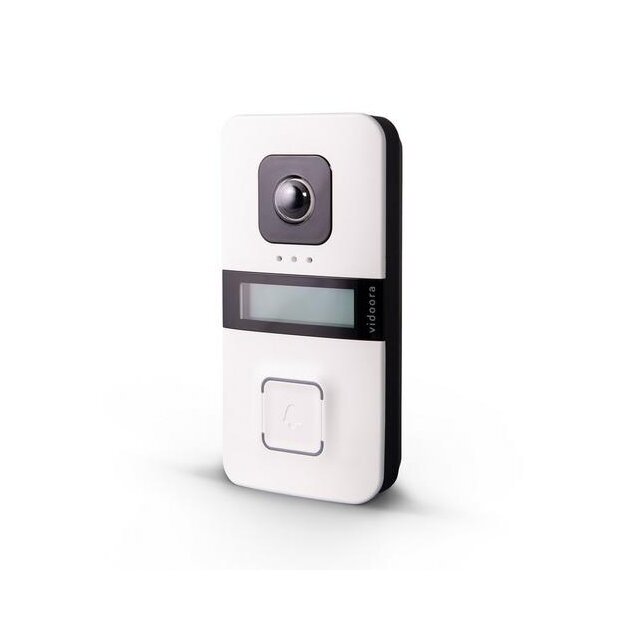 Grothe vidoora VD 720-L ws vidoora LAN Türstation Weiß Front Weiß Korpus Anthrazit