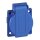 Walther 10003 Anbau-Schutzkontaktsteckdose gerade 16A 3P IP54 fingersicher nach BGV A3