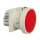 Walther 479 Wasserdichte Anbaudose gerade 125A 5P 6h mit Schraubanschlus und Flansch 114x114mm