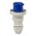 Walther 239306 Wasserdichter Stecker 32A 3P 6h mit außenliegender Kabelverschraubung