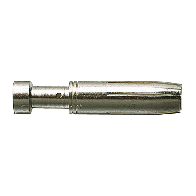 Walther 710500 Buchsenkontakt für Crimpkontaktträger Baureihen A B BB und MO 4P versilbert und mit Anschlussquerschnitt 1qmm