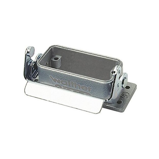 Walther 704310 Anbaugehäuse A10 und D15 aus Aluminium der Höhe 26mm mit Längsverriegelungsbügel