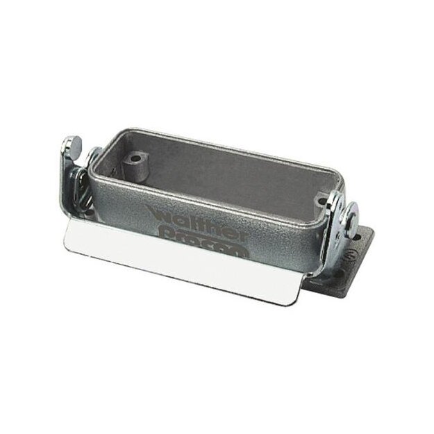 Walther 704316 Anbaugehäuse A16 und D25 aus Aluminium der Höhe 26mm mit Längsverriegelungsbügel