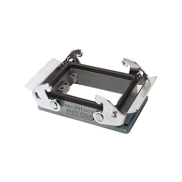 Walther 704132 Anbaugehäuse A32 und D50 aus Aluminium der Höhe 28mm mit Querverriegelungsbügeln