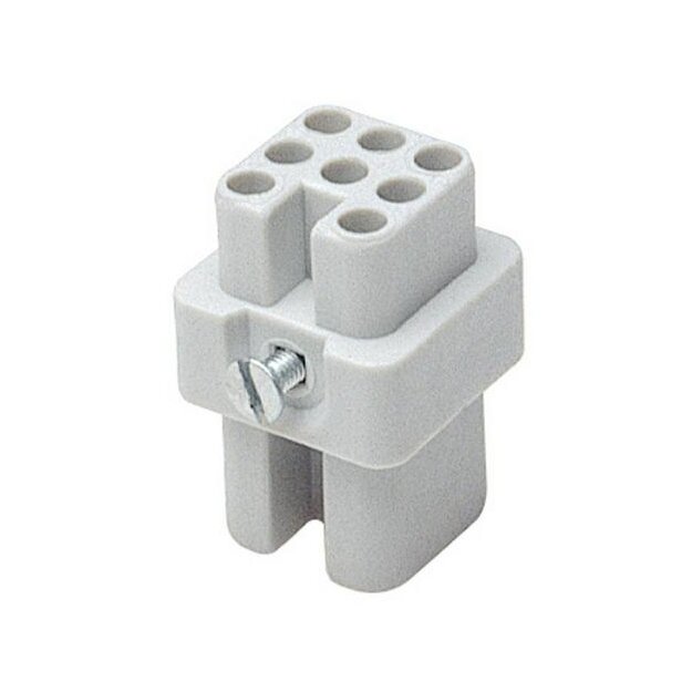 Walther 720308 Crimpkontaktträger der Baureihe D8 für Buchsenkontakte