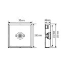 Walther 720325 Crimpkontaktträger der Baureihen D25 und D50 für Buchsenkontakte
