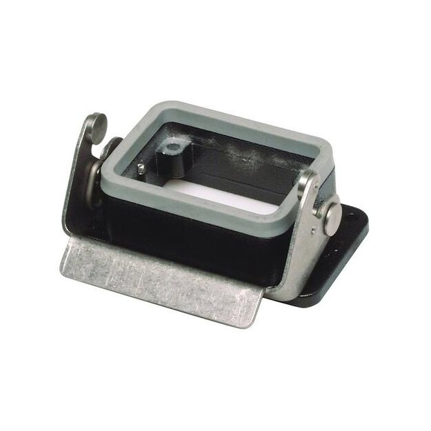 Walther 744306 Anbaugehäuse B HT 6 aus Aluminium der Höhe 28mm mit Längsverriegelungsbügel