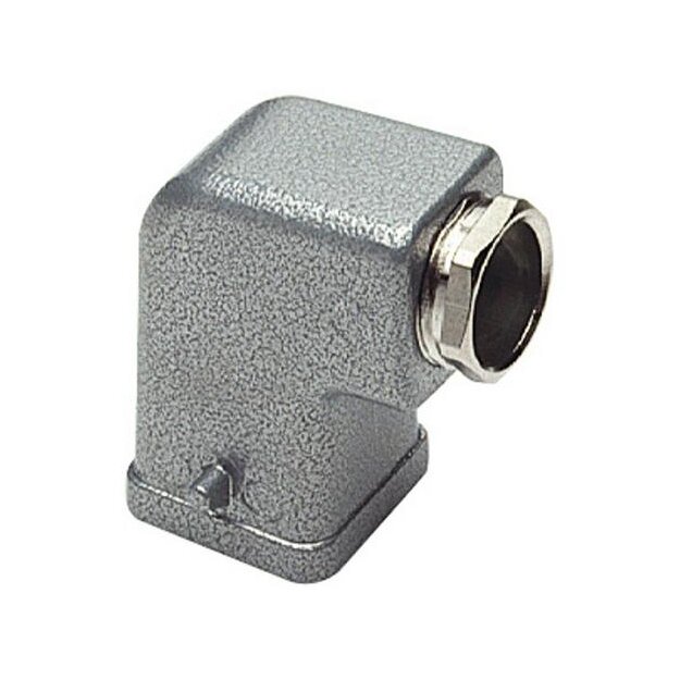 Walther T702603MS Tüllengehäuse A3 A4 A5 und D8 aus Zink der Höhe 48mm mit Längsverriegelungsnocken 1xM20 Stutzen und Kabeleinführung seitlich