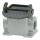 Walther P711506MS Sockelgehäuse B6 BB10 DD24 und MOB6 aus Aluminium der Höhe 53mm mit Längsverriegelungsbügel und 2xM20 Stutzen