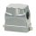 Walther P712610 Tüllengehäuse B10 BB18 DD42 und MOB10 aus Aluminium der Höhe 56mm mit Längsverriegelungsnocken 1xM20 Gewindebohrung und Kabeleinführungen seitlich