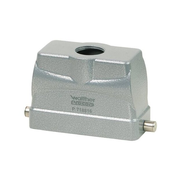 Walther P718916 Tüllengehäuse B16 BA6 BB32 D40 DD72 und MOB16 aus Alu der Höhe 65mm mit Längsverriegelungsnocken 1xM32 Gewindebohrung und Kabeleinführung gerade