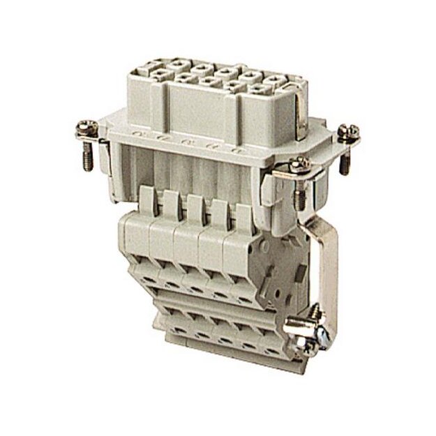 Walther 710662 Klemmenadapter B10 Buchseneinsatz mit Schutzleiter links