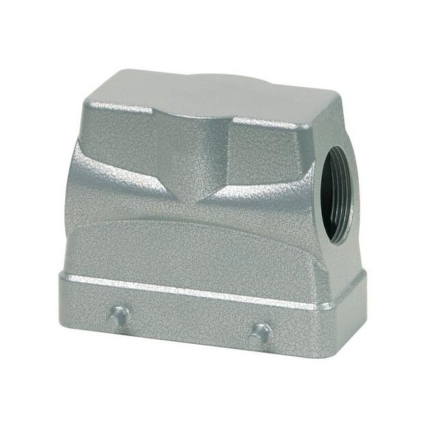 Walther P728140 Tüllengehäuse B16 BA6 BB32 D40 DD72 und MOB16 aus Alu der Höhe 76mm mit Querverriegelungsnocken 1xM32 Gewindebohrung und Kabeleinführung seitlich