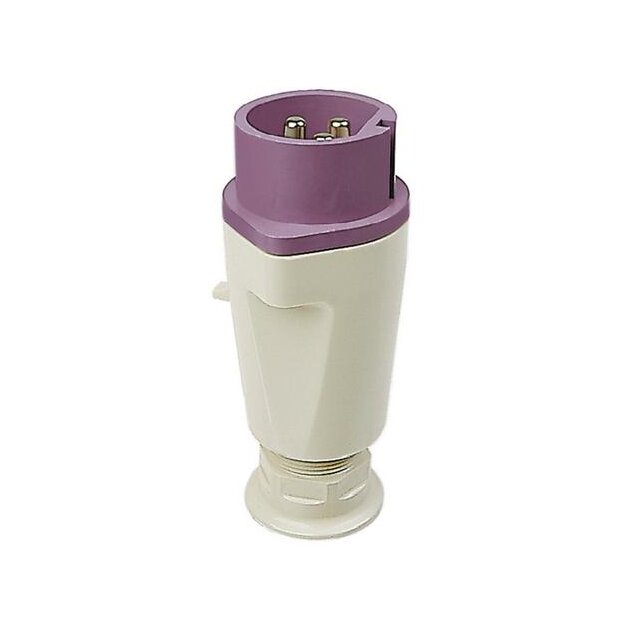 Walther 10226 NORVO Stecker 16A 2P 10h für Kleinspannung mit Trompetenverschraubung PG 21